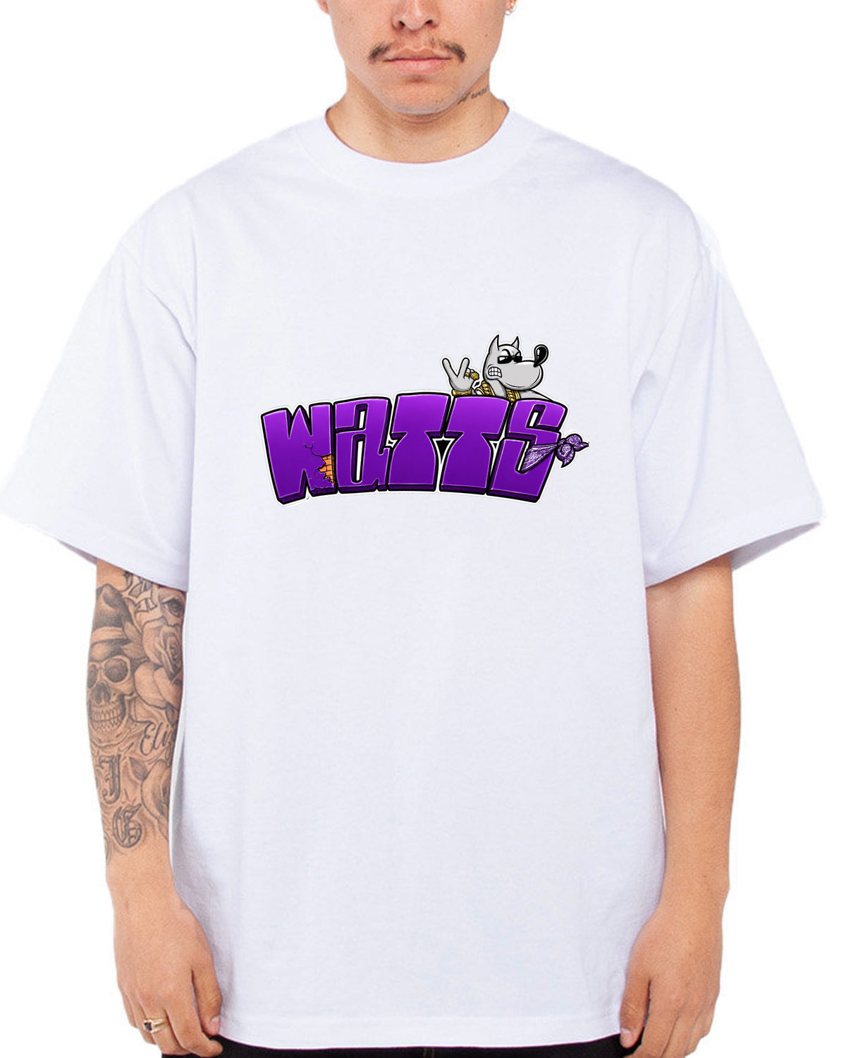 BLUELINE WATTS TEE (Purple)