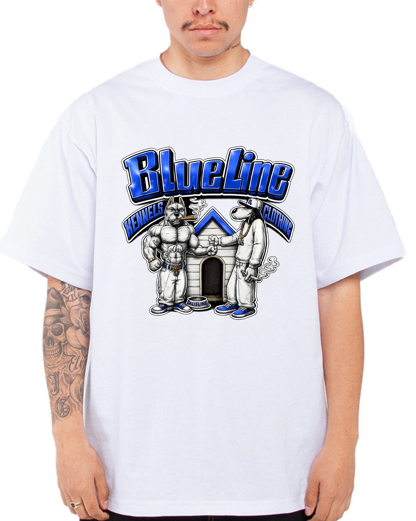 BLUELINE × BlueLineKennels Collaboration Tee