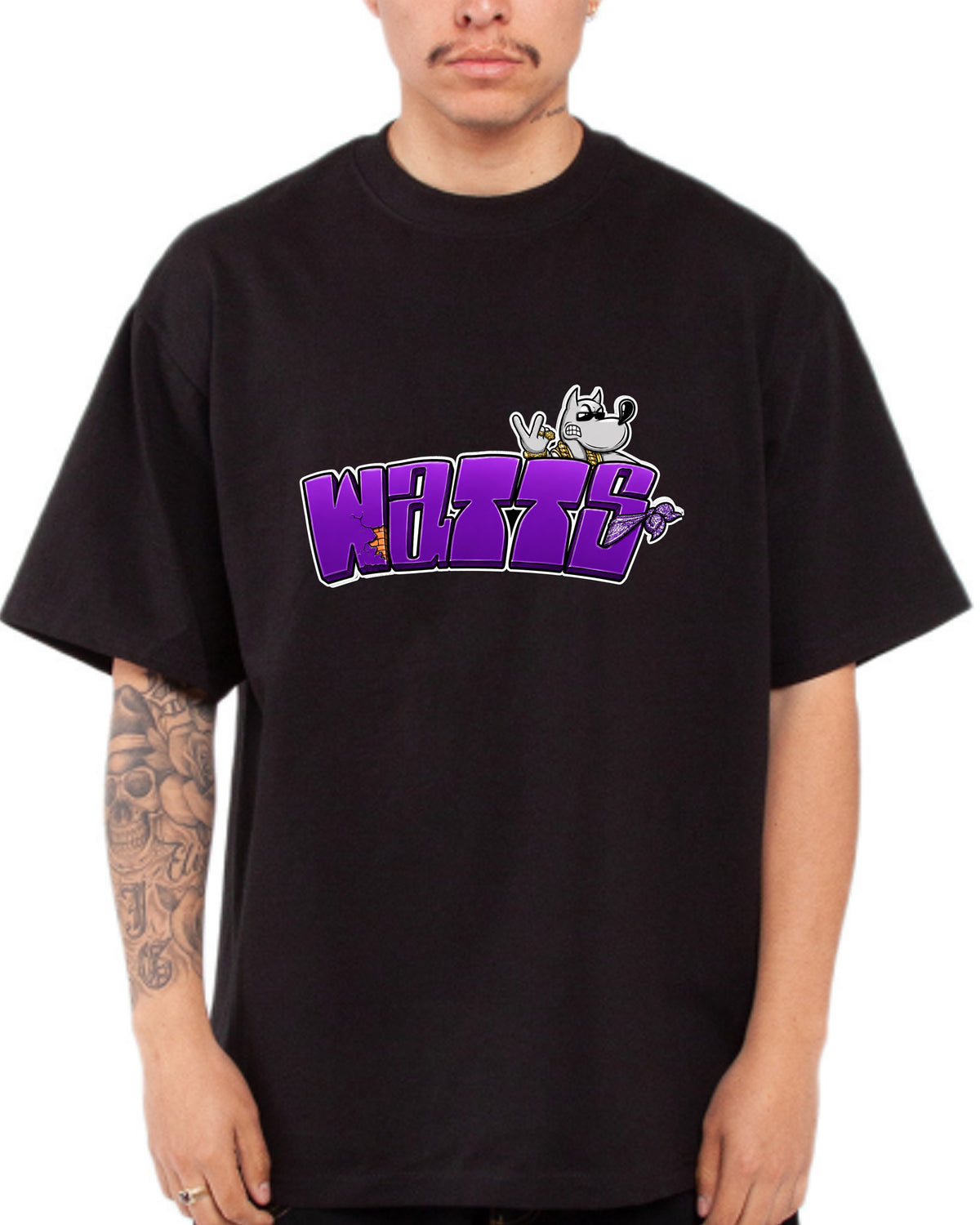 BLUELINE WATTS TEE (Purple)