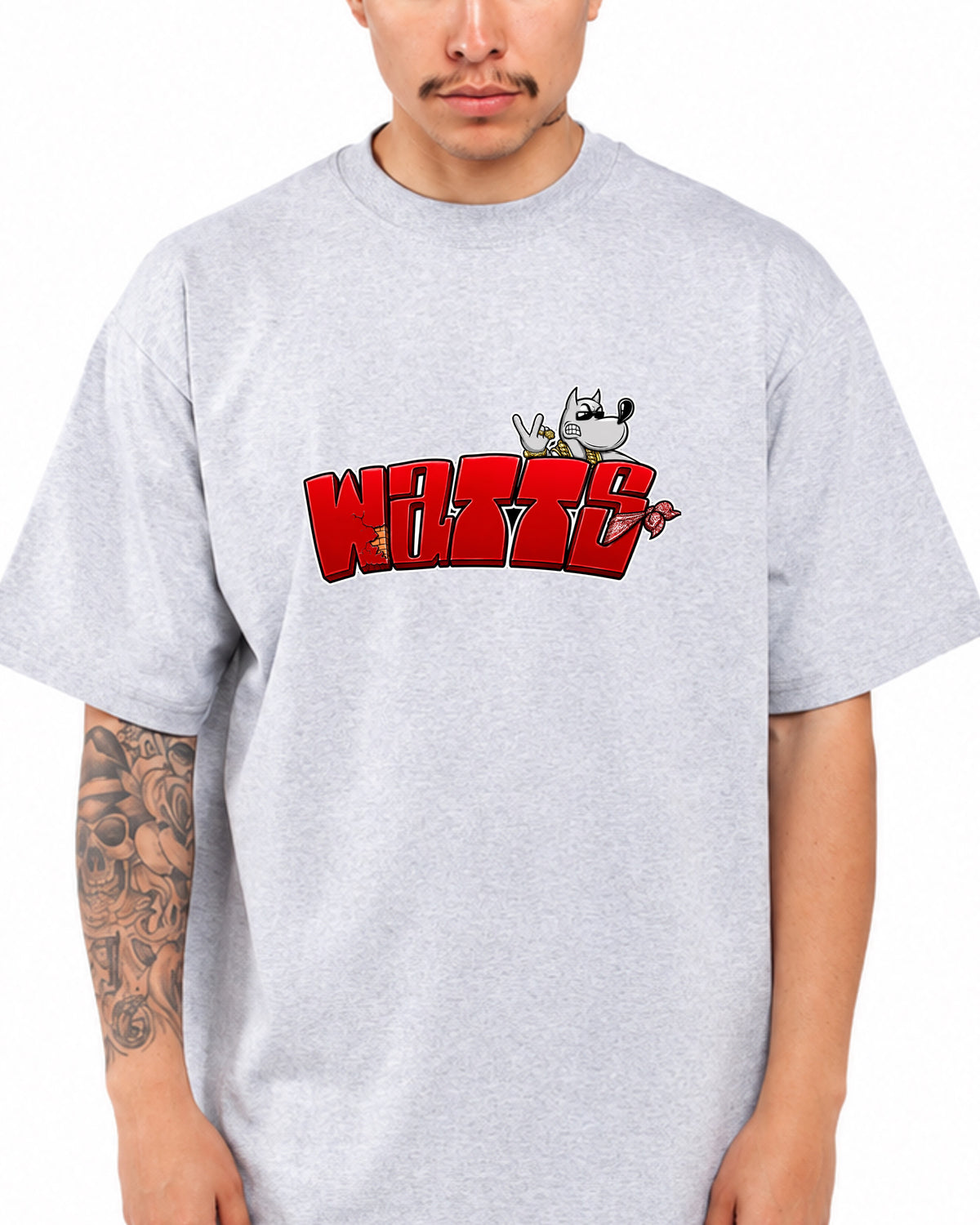BLUELINE WATTS TEE  (RED)