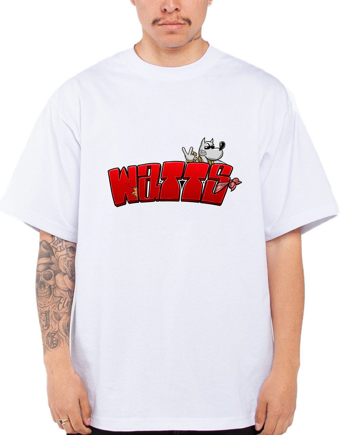 BLUELINE WATTS TEE  (RED)